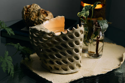 Warped Candle Vessel